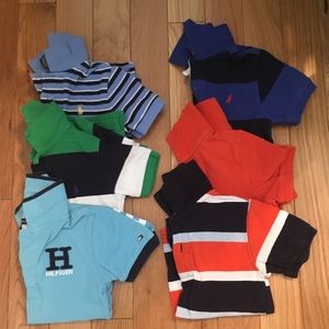 Boys collared shirts.